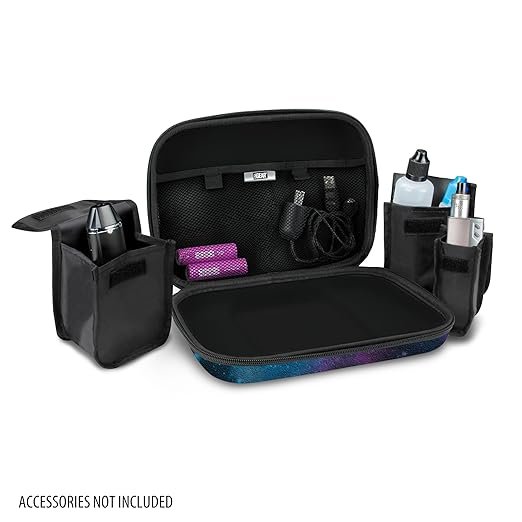 orvexiona Hard Travel Case – Water-Resistant with 3 Pouches